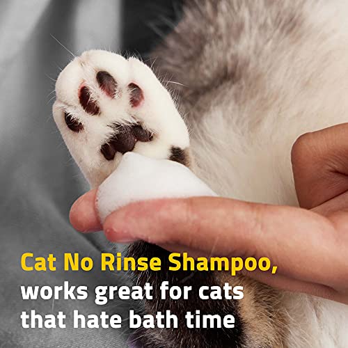 Breezytail Waterless Cat Shampoo Cat Dry Shampoo No Rinse Foam Wash