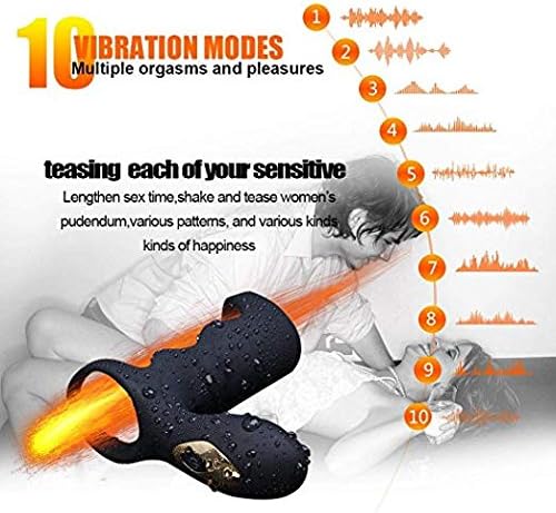 Ring Silicone Vibrating Rooster Ring Ring Intimacy Product Procrastinate E-jà-cùlàtion Time Last Couple Pleasure Lock Ring Adult ing Intimacy Toy,as Picture