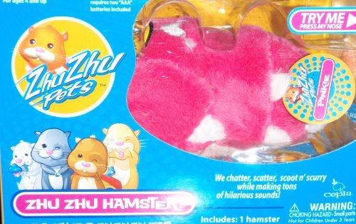 Pink Zhu Zhu Pets Hamster - Pinkie