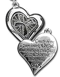 Heart Psalm 51:10 Womens Necklace