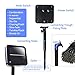 SANJICHA Ladder String Lights, Upgraded Brightness Christmas Lights, IP65 Waterproof 110Led Christmas Ladder Lights for Patio Garden Yard Party (Warm White