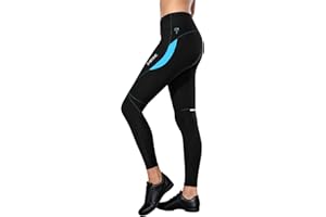 Santic Cycling Trousers Women Padded Long Cycling Leggings Ladies Cycling Bike Tights