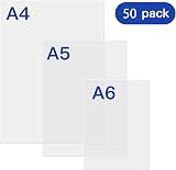 MAXDONE 50 Mixed A4 A5 A6 Laminating Pouches 160 Micron Clear Finish view 7