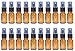 Juvale Refillable Glass Spray Bottle for Cosmetics and Perfume Mist (0.35 oz, 20 Piece Set)