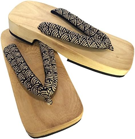 Gentlemen's 28cm White Kiri Ukon Geta Sandals Wood Clogs for Japanese Kimono and Yukata MU207