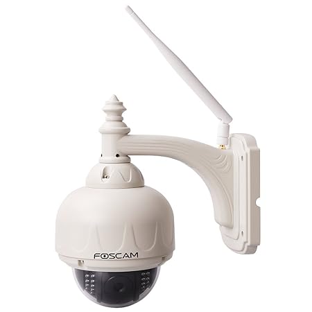 Foscam FI8919W Steuerbare Wireless-LAN Netzwerk Überwachungskamera mit Nachtsicht Video surveillance weiß