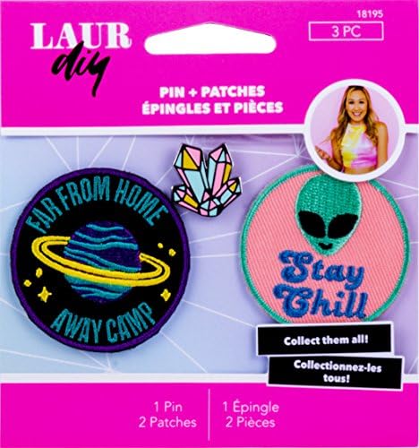 LaurDIYPins & Patches-Galaxy Gurl, Pink