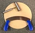 Pizza Making Kit w 12" Stone + Rocker Type Cutter Knife & SS Heavy Dough Roller