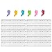 Ruler, Pack of 10 Clear Drawing Ruler Transparent Plastic Ruler Straight Ruler Plastic Measuring Tool For Student Children Stationery School Supplies +6 Pcs Silicon pencil grips Fish Style