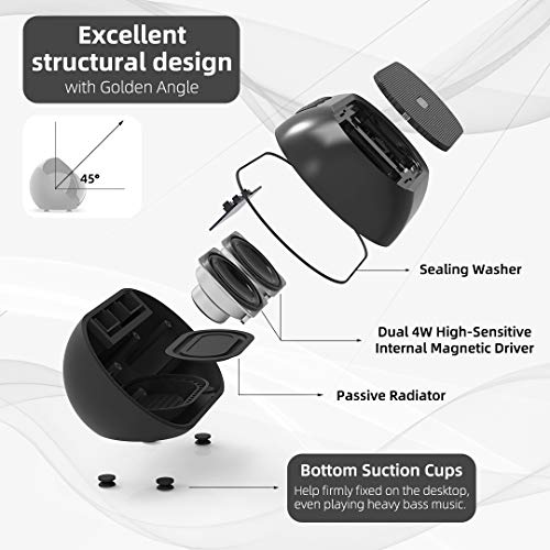 USB Computer Speaker, PC Speaker for Laptop & Desktop Computer, Portable Small Sound Bar with Higher Quality Sound… - Image 3