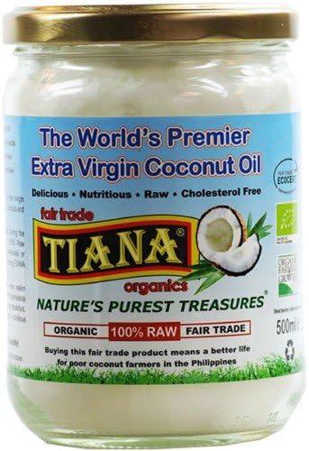 (3 PACK) - Tiana - Org Virgin Coconut Oil TIA-VCO500 | 500ml | 3 PACK BUNDLE