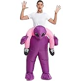 HSCTEK Inflatable Adult Ride On Alien Costume