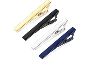 4 Pcs Tie Clip for Men,Tie Clip,Tie Pin for Regular Ties Necktie for Father's Day Gifts for Boyfriend