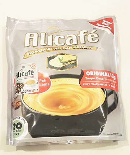 1 pack alicafe premix 4 in 1 coffee with tongkat ali &a…