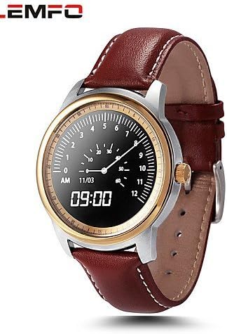 Lemfo LEM1 Bluetooth Smart Watch Full HD IPS Screen SmartWatch Wearable Devices Fitness Tracker For IOS Android New , gold