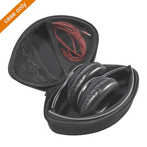 Aproca Hard Carry Travel Bag Case Compatible with iJoy Matte Finish Premium Rechargeable Wireless Headphones Bluetooth Over Ear Headphones Foldable Headset