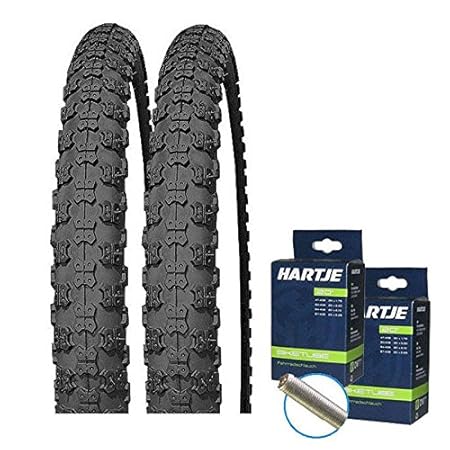 SET: 2 x Kenda K50 Fahrrad BMX Reifen 20x2.125 + Schläuche Autoventil 20' Zoll
