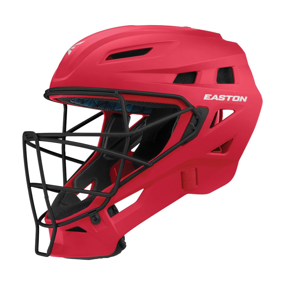Coffret Easton Elite X – Protection Receveur Baseball Jeune – Rouge/Bleu – Approuvé NOCSAE