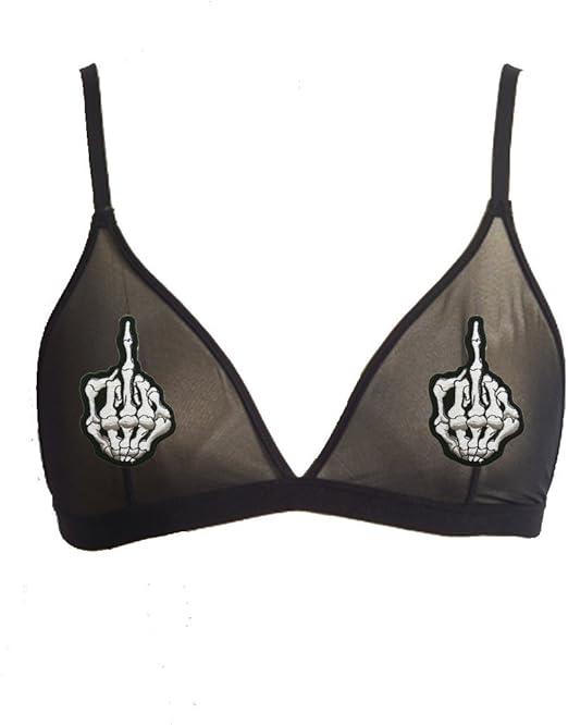 skeleton hand bralette