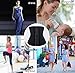 SHAPERX Women's Latex Waist Trainer Corset Waist Cincher Body Shaper Slimmer Tummy Control Shapewear, SZ1988-3-Black-M
