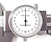 150 mm Metric Dial Calipers Accurate to 0.02 mm per 150 mm Hardened Stainless Steel for Inside, Outside, Step and Depth Measurements MDC-6
