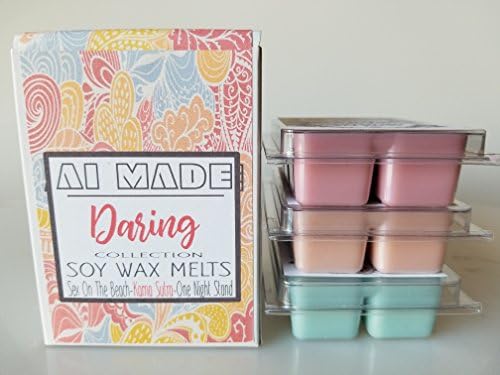 Wax Warmer Melts Soy Candle Tarts Scented Cubes 3 Pack Sex On The Beach, Kama Sutra, One Night Stand