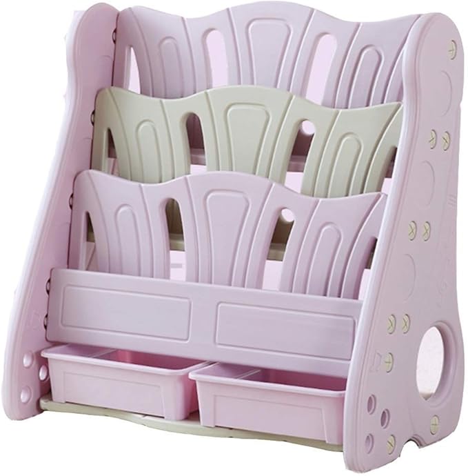 Bücherregal,Kinderbücherregal Kinderbuchregal mit Zwei