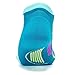 Feetures! - Elite Light Cushion - No Show Tab - Capri/Pink Pop - Size Small - Athletic Running Socks
