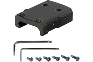 ohhunt Red Dot Mount Plate Adapter Mount for holosun 407K/507K for Glock 43X 48 MOS Hellcat OSP Picatinny