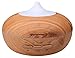 Auto-sensing Essential Oil Diffuser, Excelvan 300ML Aromatherapy Ultrasonic Aroma, Wood Grain Adjustable Mist Air Humidifier, Auto Shutoff for Office Home Bedroom Yoga Spa, 7 Color LED Lights Changing