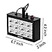 Strobe Lights, Eyourlife Strobe Light 12 LED 60 Watt RGB Flash Light Stage Lights Disco DJ Light Sound Activated Background Stage Lighting for Wedding Dj Disco Party Stage Light Show