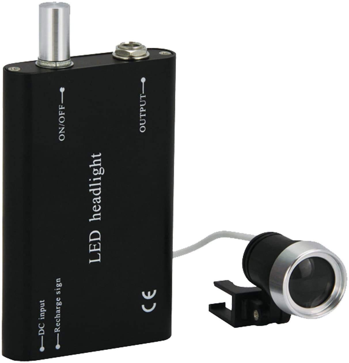 Vinmax Portable Black Head Light Lamp for Dental Surgical Medical Binocular Loupe