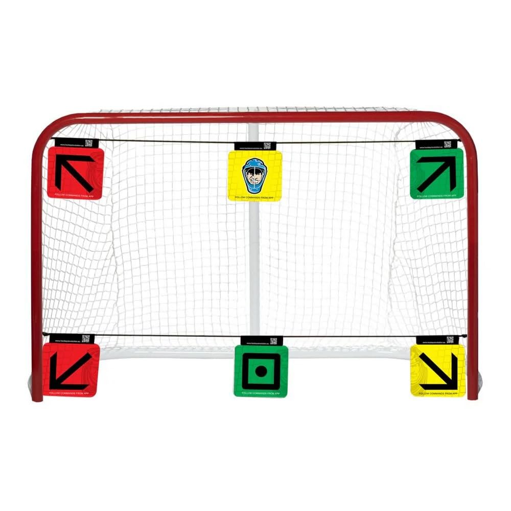 Hockey Revolution Goal Target Sharp Shooting Heavy Duty Training Aid (MY TARGET PRO (6 units+ 2rubber))