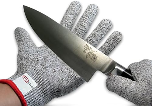 SimpliFine Food Safe Level 5 Cut Resistant Gloves, Small