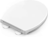 STOREMIC Toilet Seat Soft Close with Quick Release Adjustable Hinges White view 9