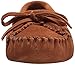 Minnetonka Women's Kilty Suede Softsole Moccasin,Brown,9.5 M US