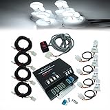 Ediors 120W 4 HID Bulbs Hide-A-Way Emergency Hazard Warning Strobe Lights