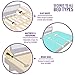 Toddler Bed Rail Guard for Convertible Crib, Kids Twin, Double, Full Size Queen & King (White-XL-2 pack)