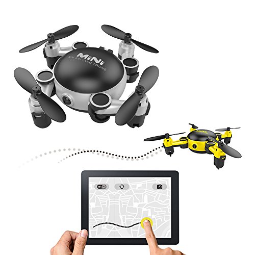 LOHOME MINI Foldable RC Drone - First-Person View (FPV) Unmanned Aerial Vehicle (UAV) 2.4GHz 6-Axis Gyro 4CH Quadcopter Wifi Remote Control Aircraft 720P HD Camera Gravity Sensor Helicopter - Thumbnail 7