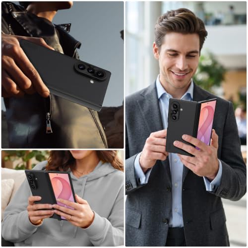 Nillkin Frosted Shield Magnética Funda para Samsung Galaxy Z Fold 8 Ultra, con protección para bisagra,Funda Protectora Delgada para Galaxy Z Fold 8 Ultra (Negro)