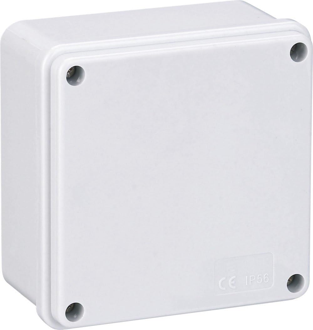 100x100x50 Waterproof Junction Box With Smooth Walls IP56 Adaptable Box JB105B