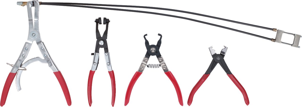 KS Tools 115.1104 Hose Clamp Plier Set (4 Pieces)