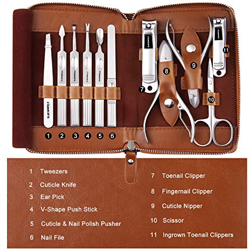 Manicure sets come in a variety of designs, styles, and materials. They may be compact and travel-friendly or larger and kept at home. Most sets are made of stainless steel, which is durable and easy to clean. Some sets feature beautifully decorated cases made of leather or fabric.