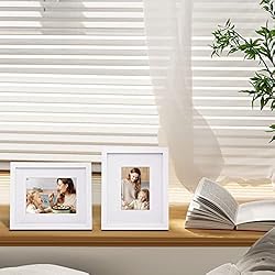 Egofine 8x10 Picture Frames Set of 4, Made of Solid