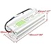 uxcell AC 90~250V to DC 24V 100 Watt Transformer IP67 Waterproof LED Driver Power Supply