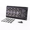 Iztor-LED-Waterproof-12v-24v-4-Gang-Toggle-Switch-Panel-with-5-Breakers-and-power-socket-usb-port-charger-for-Marine-Boat-RV Iztor-LED-Waterproof-12v-24v-4-Gang-Toggle-Switch-Panel-with-5-Breakers-and-power-socket-usb-port-charger-for-Marine-Boat-RV
