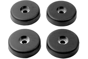 KROYWACHS DJ Speaker Cabinet Rubber Feet for Speaker Cabinets and Flight Case， Repair Kit Accessories Woofer 4PCS 40x10mm for
