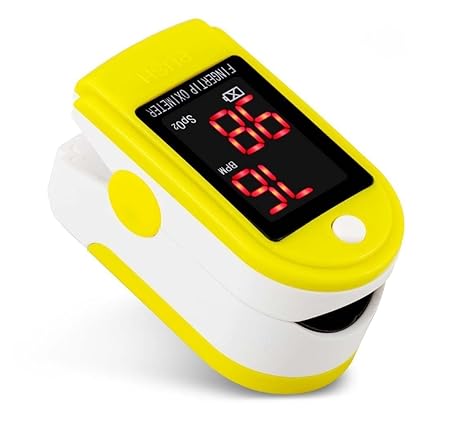 LED Finger Puls Blutsauerstoffsättigung Monitor Silikon Abdeckung Finger Sauerstoffmessgerät Pulsmesser SpO2 Gerät Blutsauers