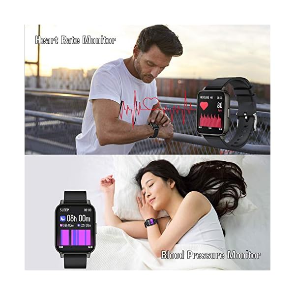 Smart-Watch-169-Touch-Screen-Fitness-Trackers-Smartwatch-with-Heart-Rate-and-Sleep-Monitor-fitness-watch-with-Calorie-Stopwatch-and-Step-Counter-IP67-Waterproof-Black-Smartwatch-for-men-women Smart Watch, 1.69" Touch Screen Fitness Trackers, Smartwatch with Heart Rate and Sleep Monitor, fitness watch with Calorie Stopwatch and Step Counter IP67 Waterproof Black Smartwatch for men women