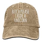 Unisex Adjustable Denim Baseball Cap Bitch Please I